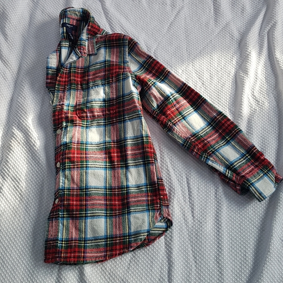 Gap Kids Plaid Flannel Shirt - Picture 1 of 1